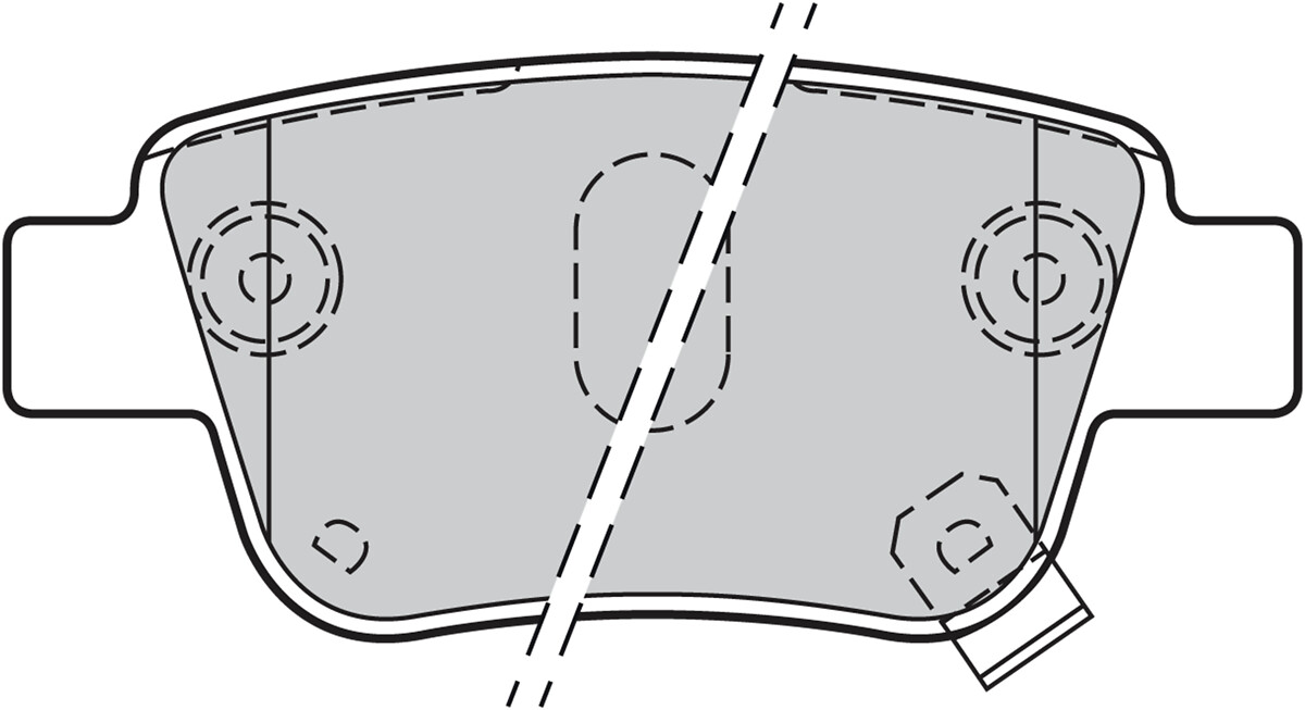 Jeu de 4 plaquettes de frein VALEO ref. 301812